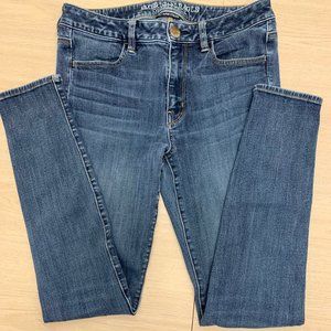 American Eagle Outfitters 360 Super Stretch Hi-Rise Jegging, Size 8 Long